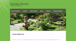 Desktop Screenshot of gartenbau-riemann.de